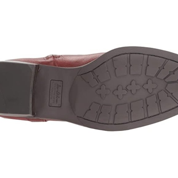 SAM EDELMAN Leather “Prina” Red Riding Boots NEW - Picture 3 of 7